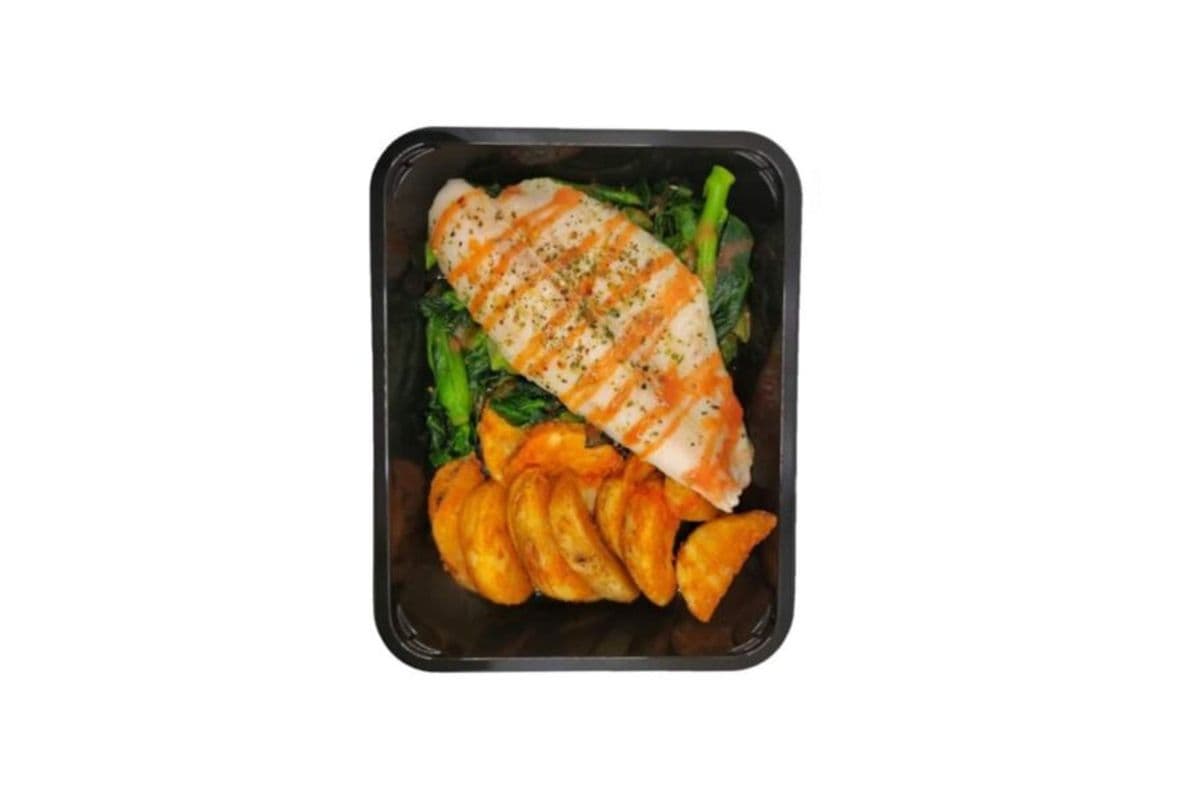 Repas de poisson épicé