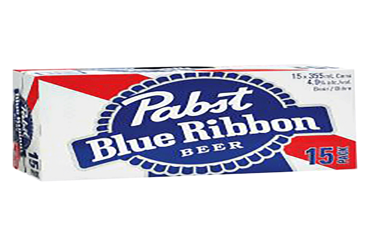 742971. Pabst Blue Ribbon (15 Cans) (1 x 15 pack cans)