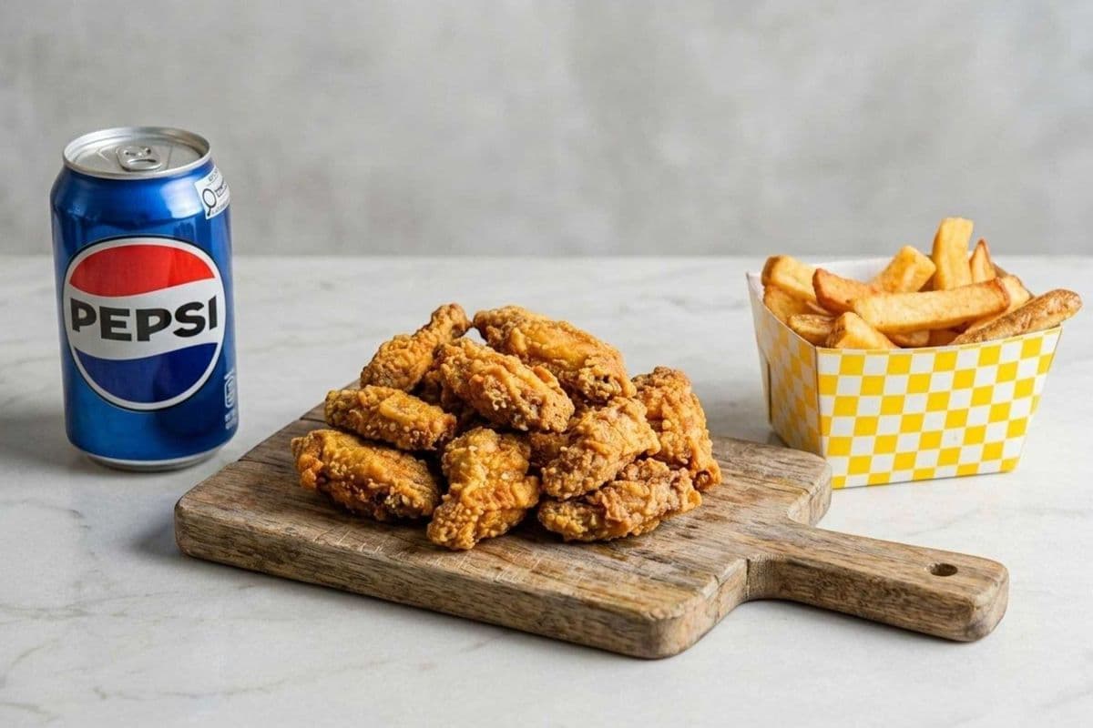 8 Wings (Meal) (Combo: 8 Wings+SM F/W+ P)