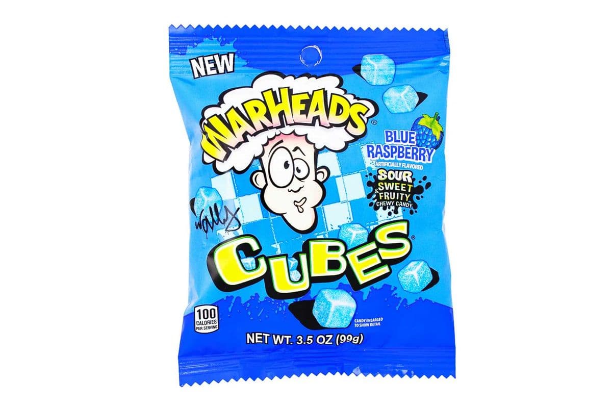 Warheads Cubes Blue Raspberry (3.5 oz)