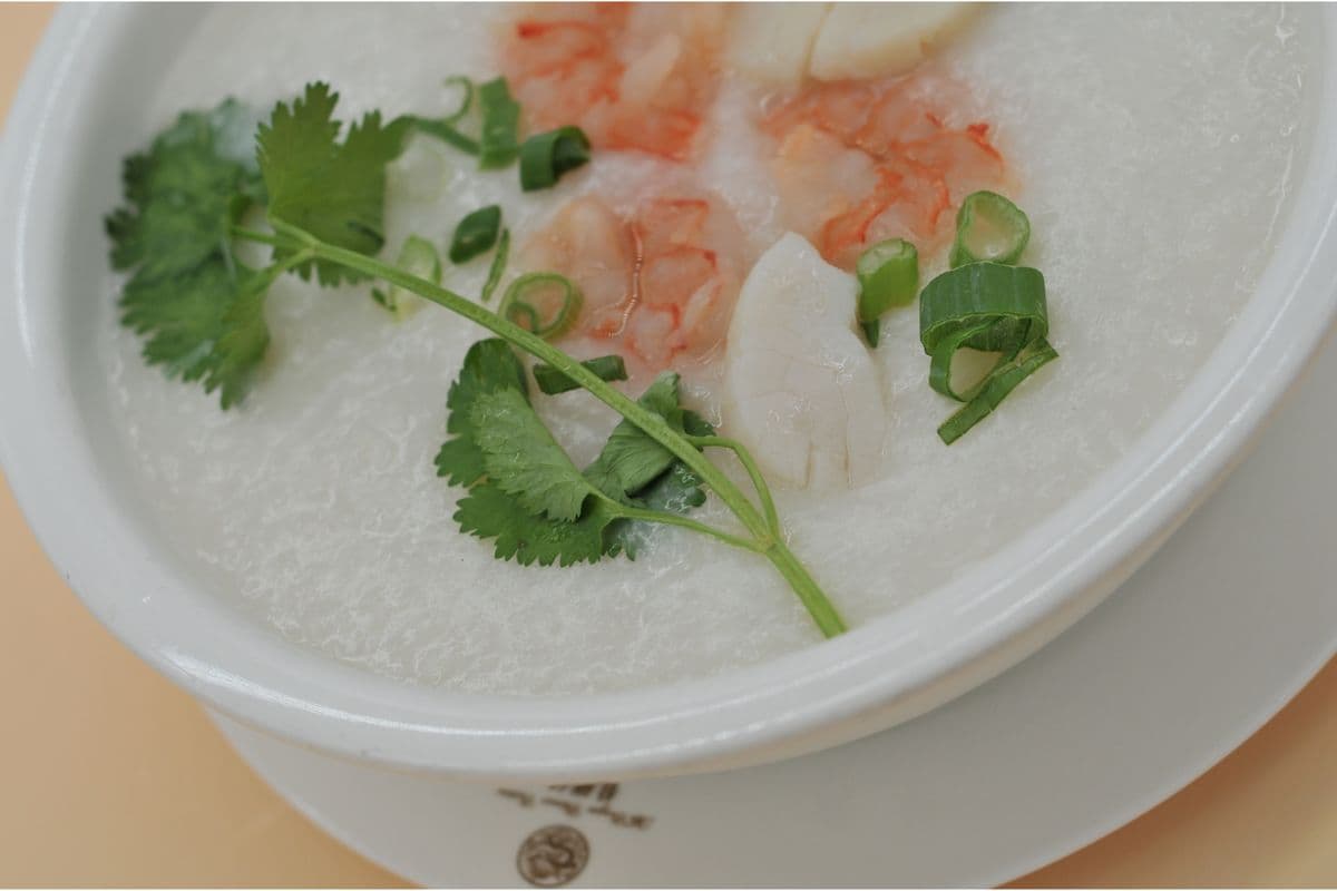 B1. Scallop and Tiger Shrimp Congee