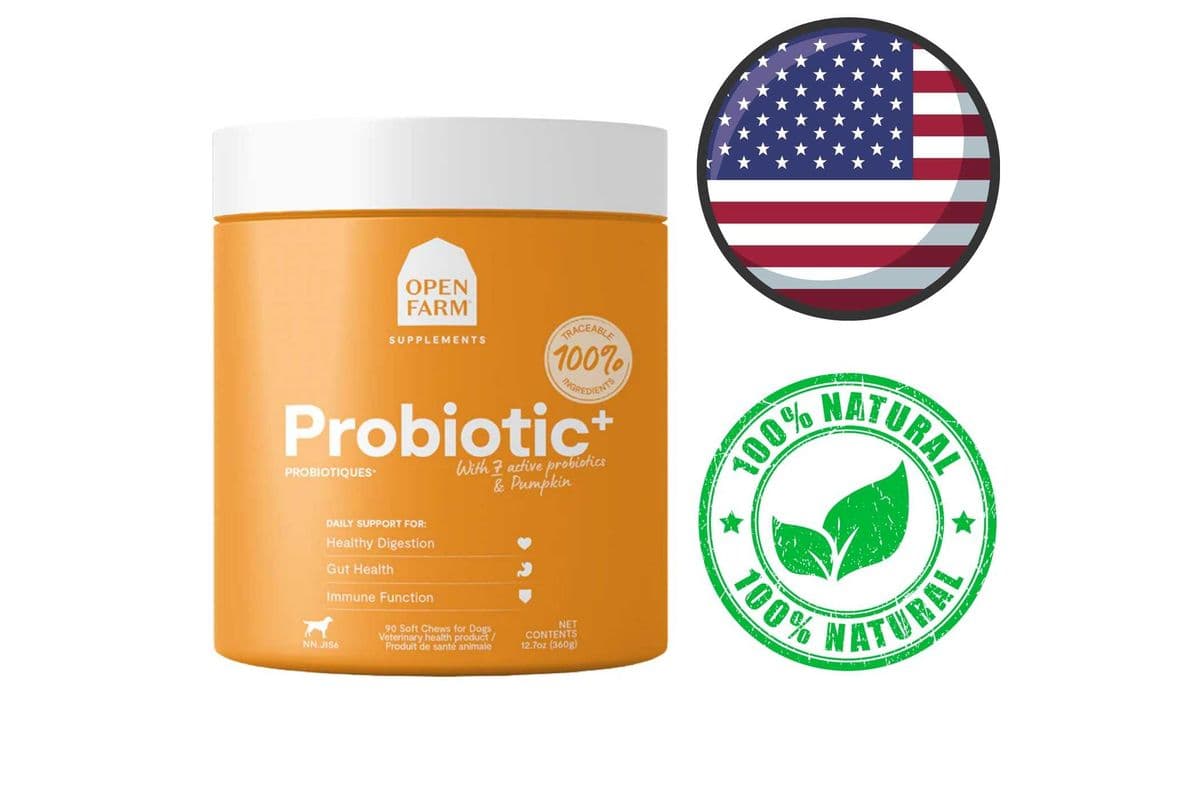 Open Farm - Probiotic Chew Supplements for Dogs - 360 Grams