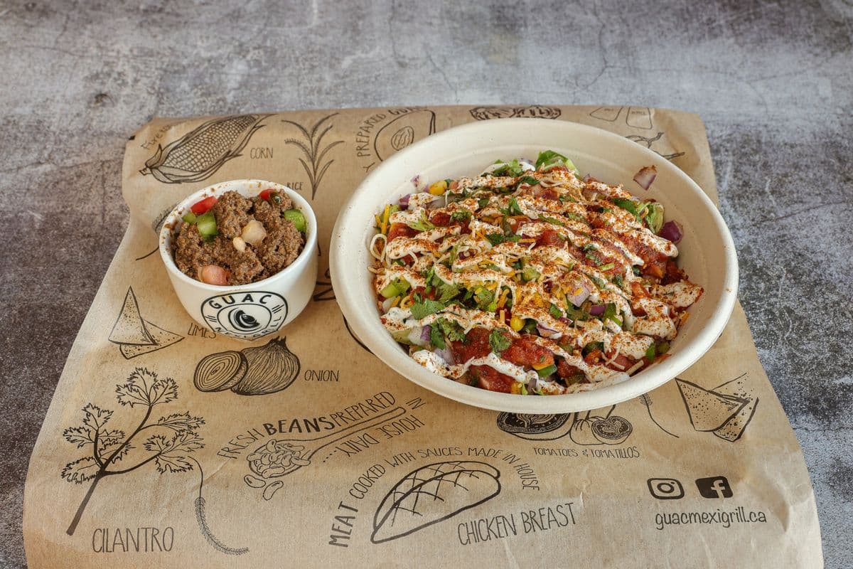 Ground Beef Burrito Bowl Combo