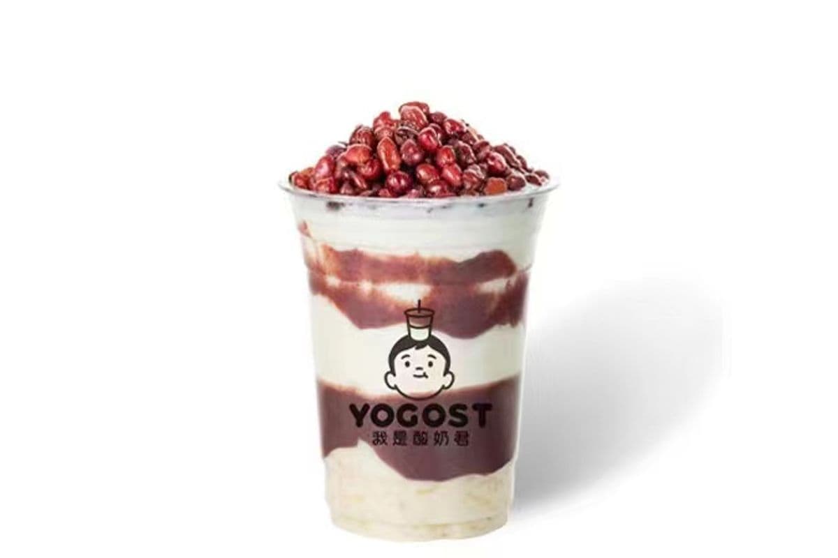 Red Bean Mochi Yogurt 生打红豆团子酸奶