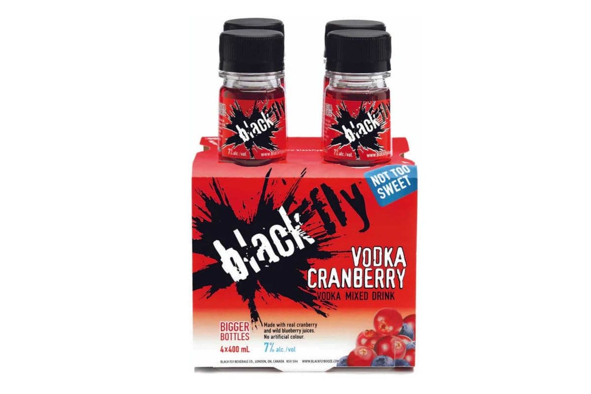 BLACK FLY VODKA CRANBERRY 4PK (1 x 4PK)