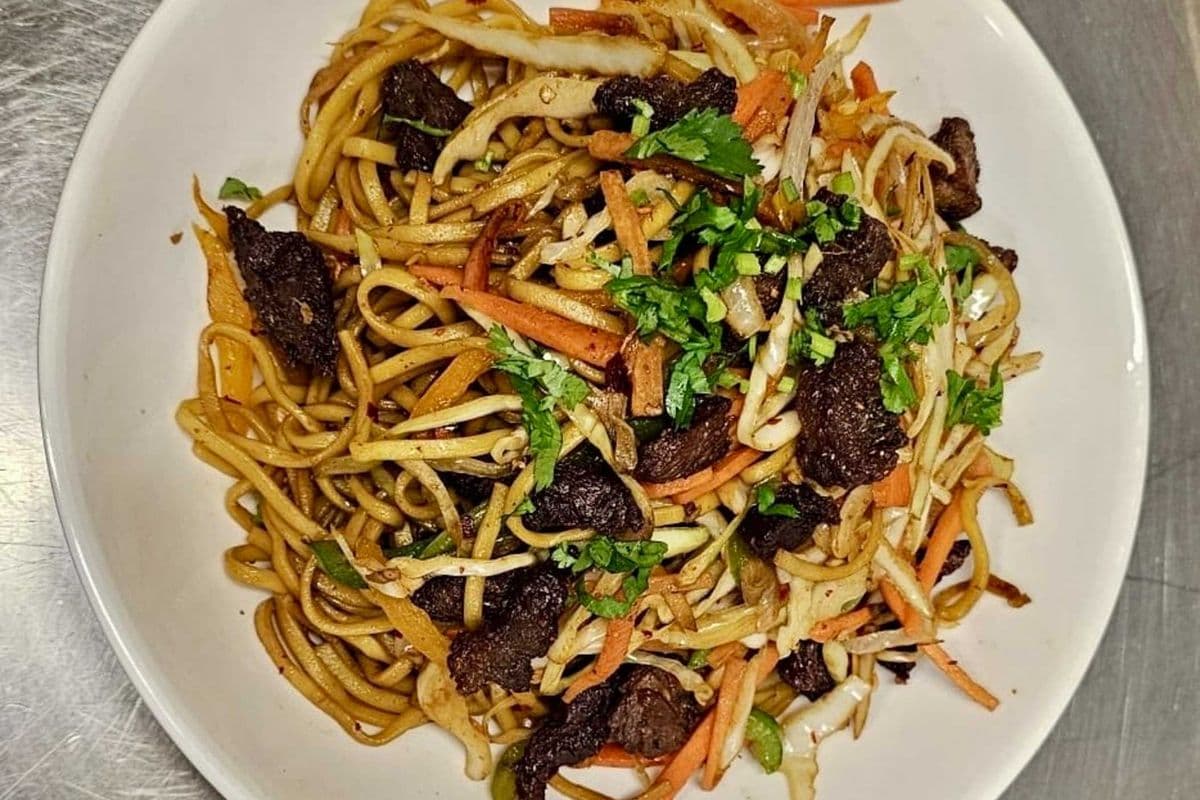 BUFF Chowmein (water buffalo chowmein)