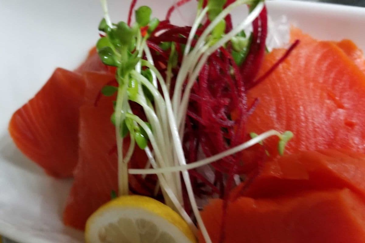Sockeye Salmon Sashimi