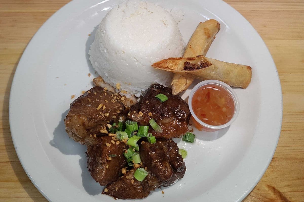 Crispy Pork Adobo Meal