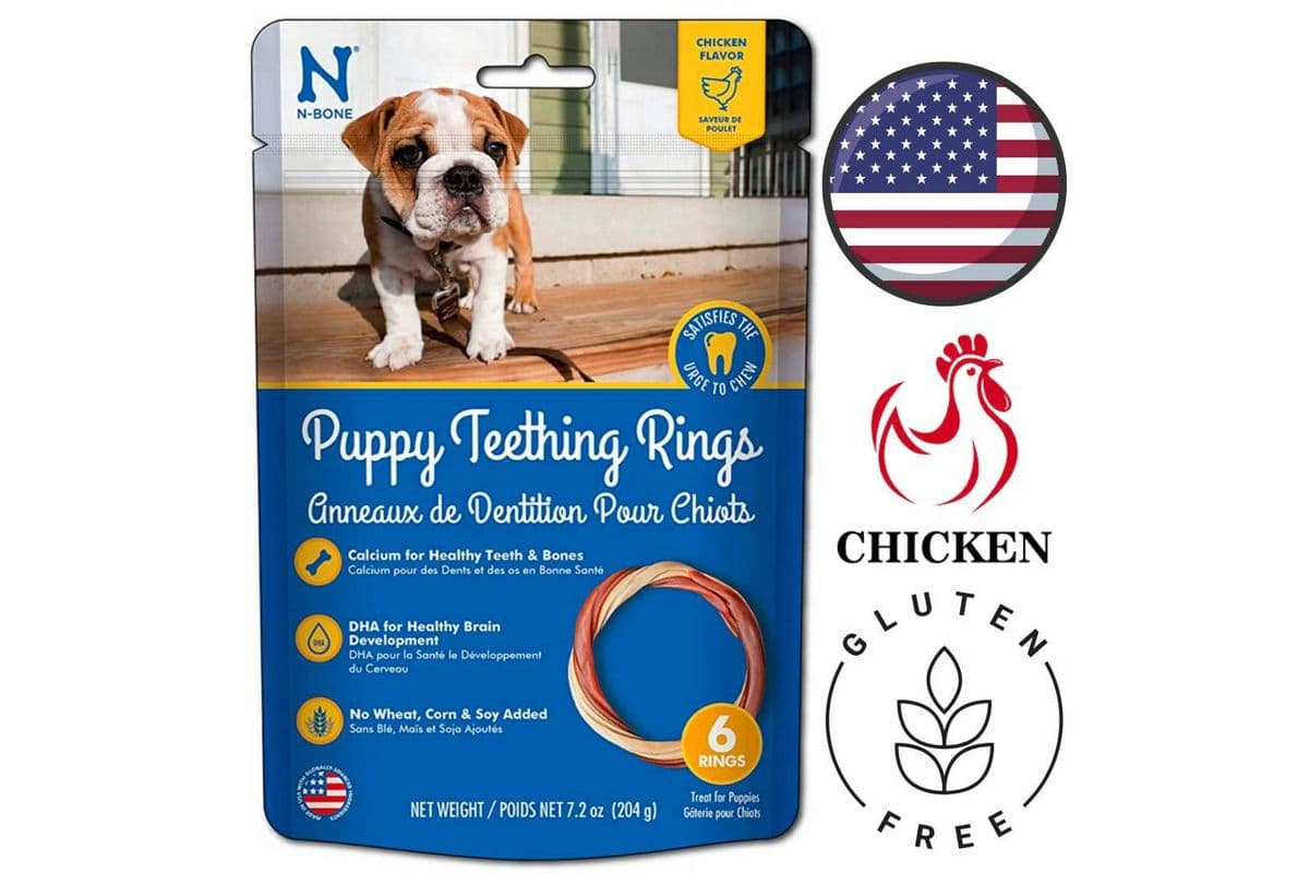 NPIC Puppy Chicken Flavour Teething Rings (6.12 oz)