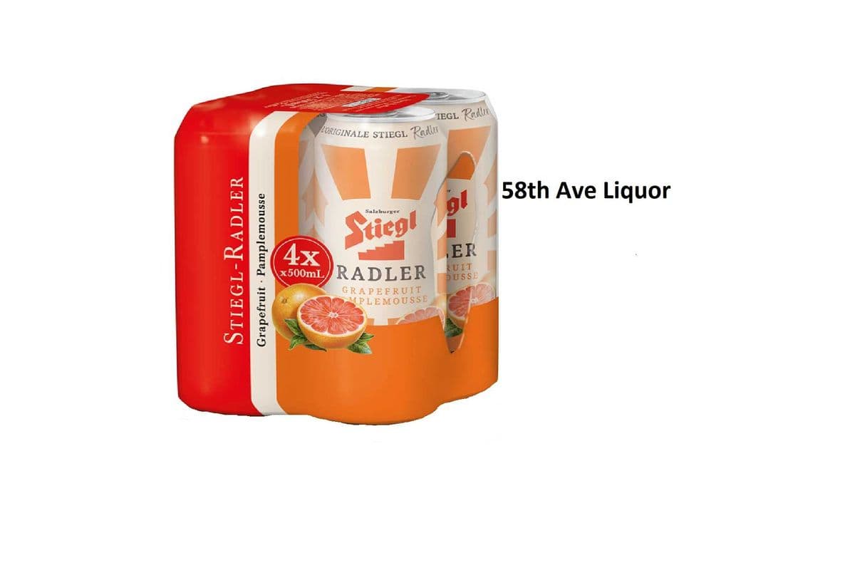 STIEGL GRAPEFRUIT RADLER 4 CANS (1 x 4x500ML)