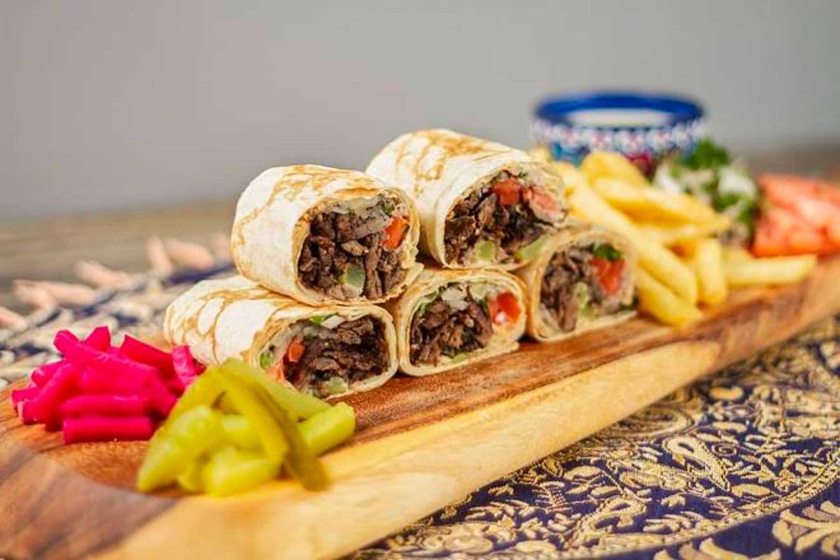 Beef Shawarma Saj Meal