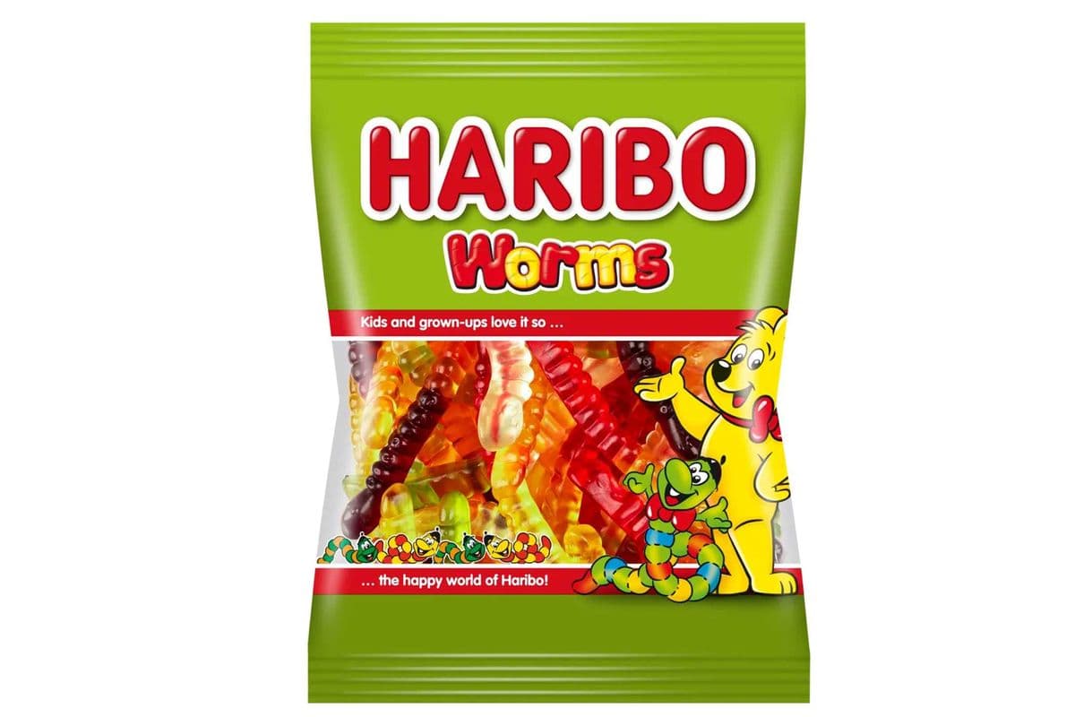 Haribo Gummy Worms (80 g)