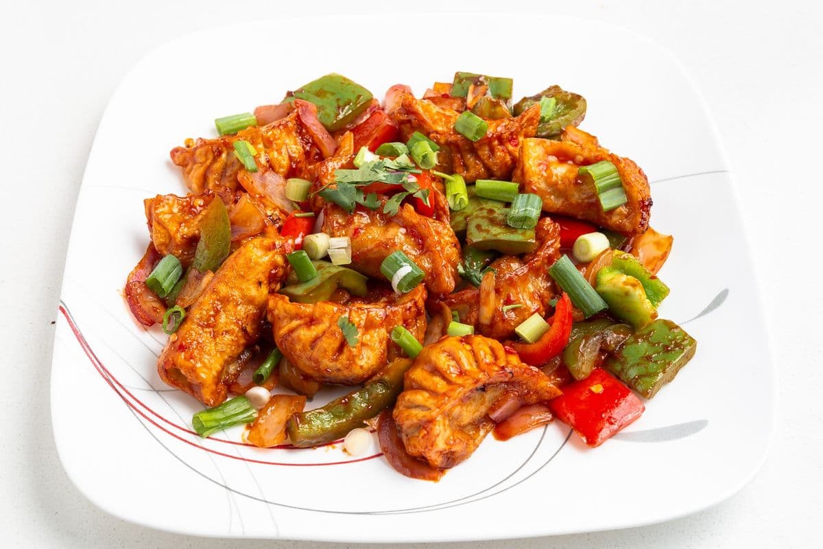 26. Chilli Chicken Momo