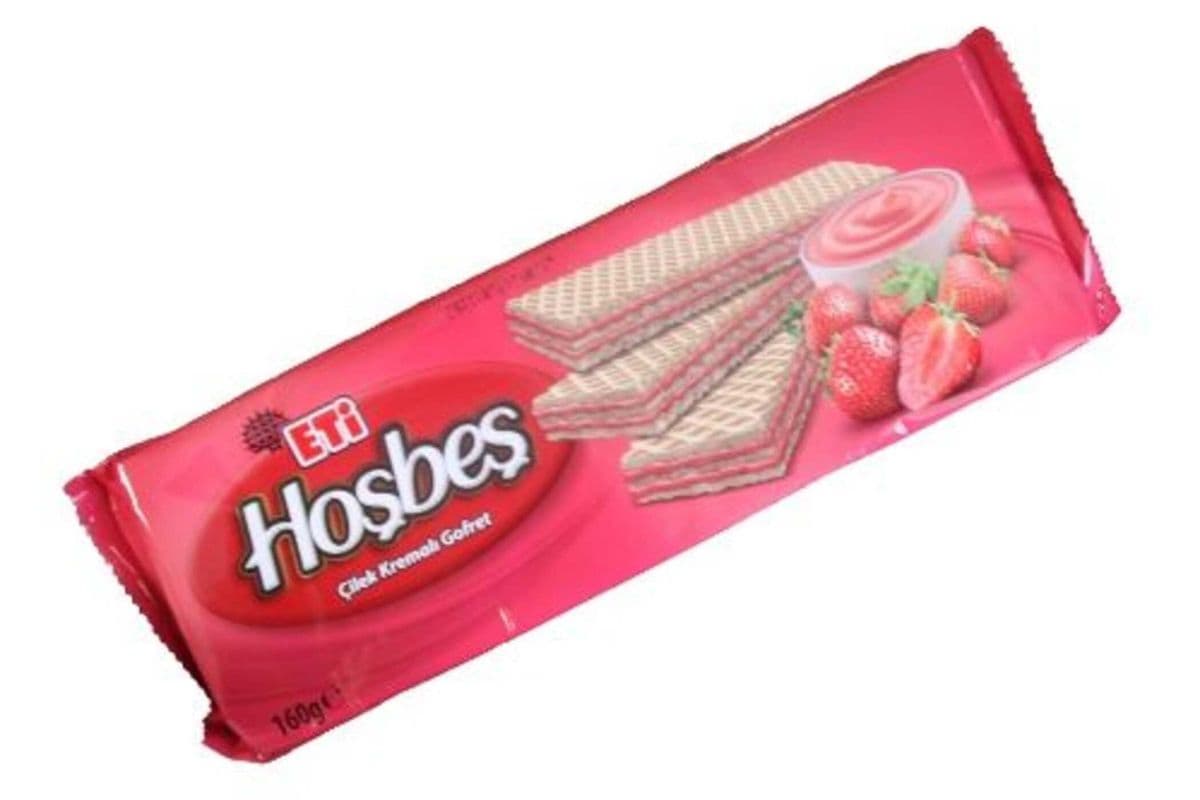 ETI HOSBES Strawberry Wafer CILEKLI GOFRET 142g