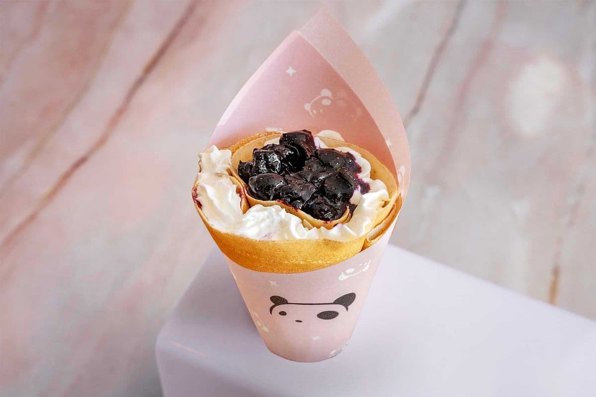 Blueberry Crepes 藍莓可麗餅