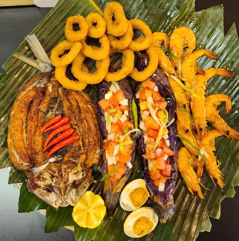 1. Seafood Platter A