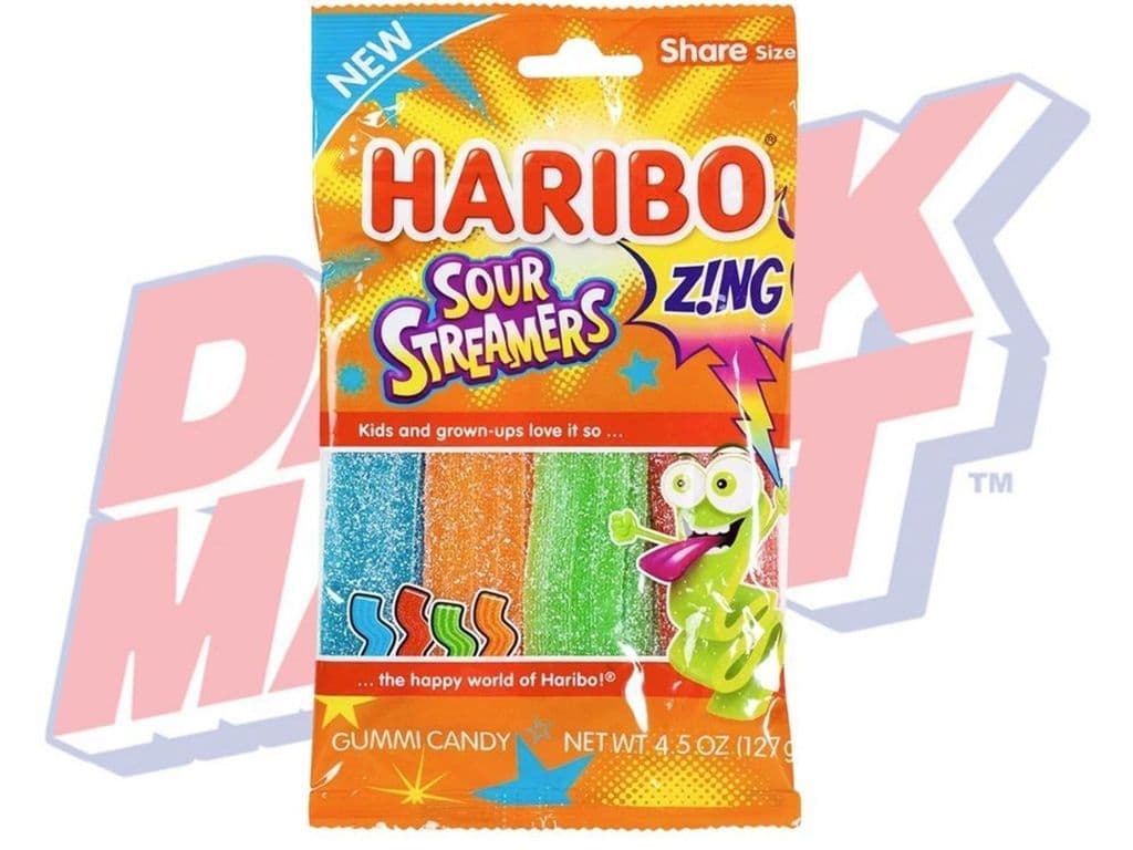 Haribo Zing Sour Streamers - 4.5oz