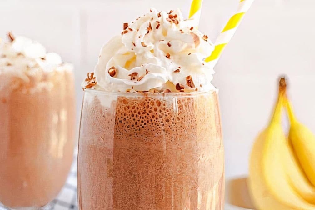 Milkshake aux bananes et nutella / Banana Nutella Milkshake