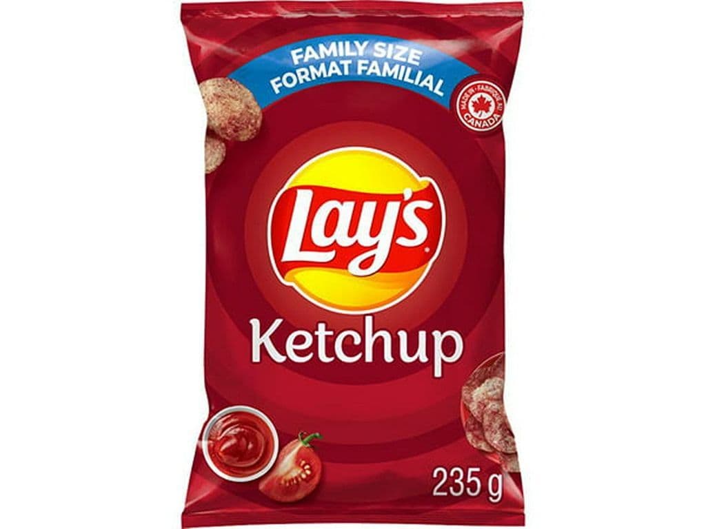 Lays Ketchup Potato Chips 220g