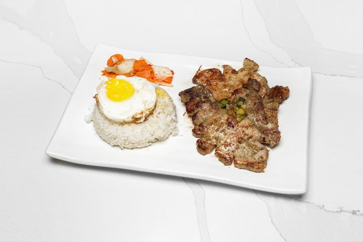 Lemon Grass Pork Chop with Rice 香茅豬扒飯