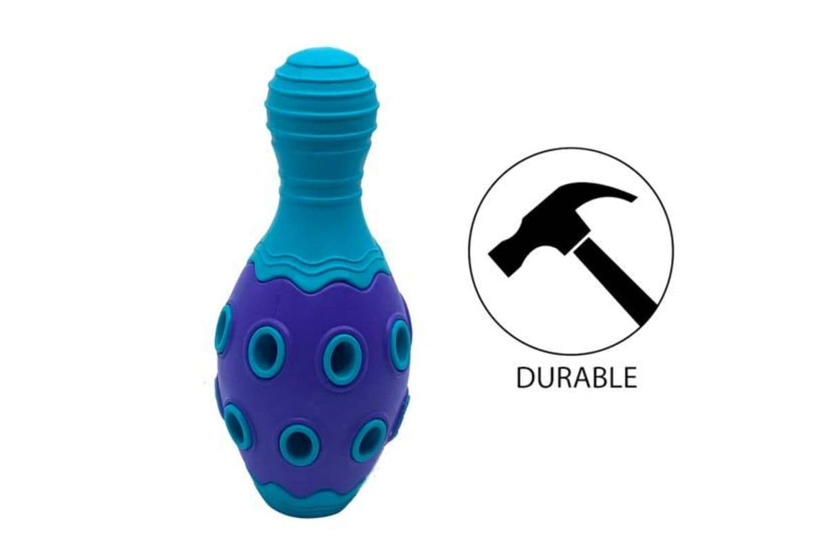 BuD'z - Rubber Astro Bowling Pin Blue Dog
