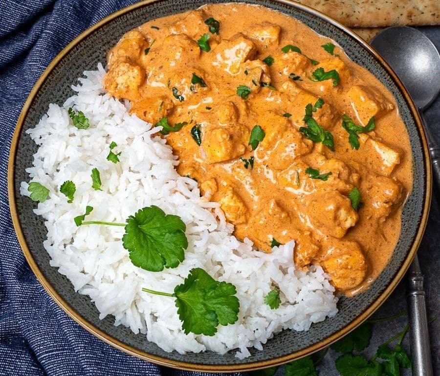 Paneer Butter Masala Rice Bowl