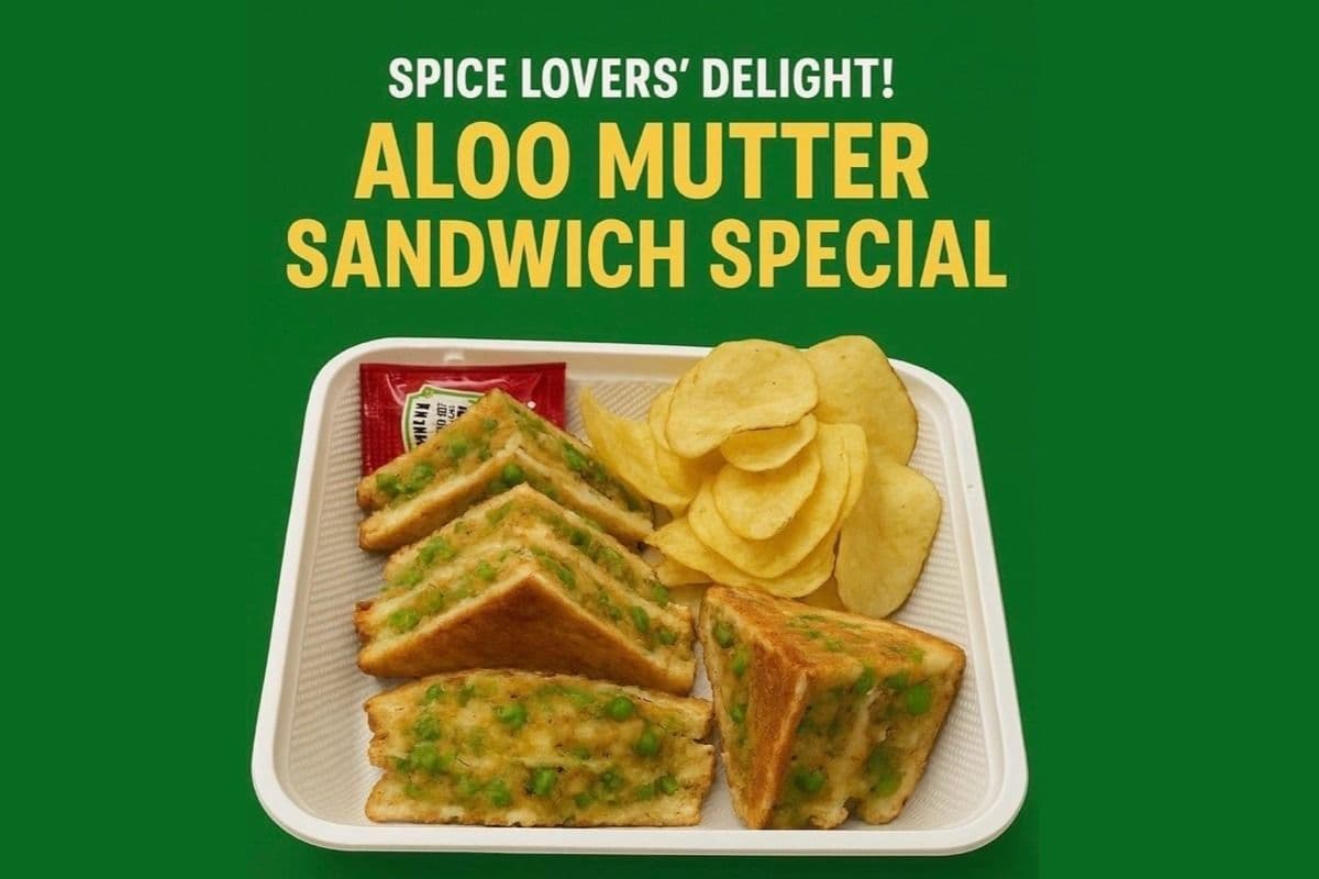 Spice Lovers’ Delight - Aloo Mutter Sandwich Special