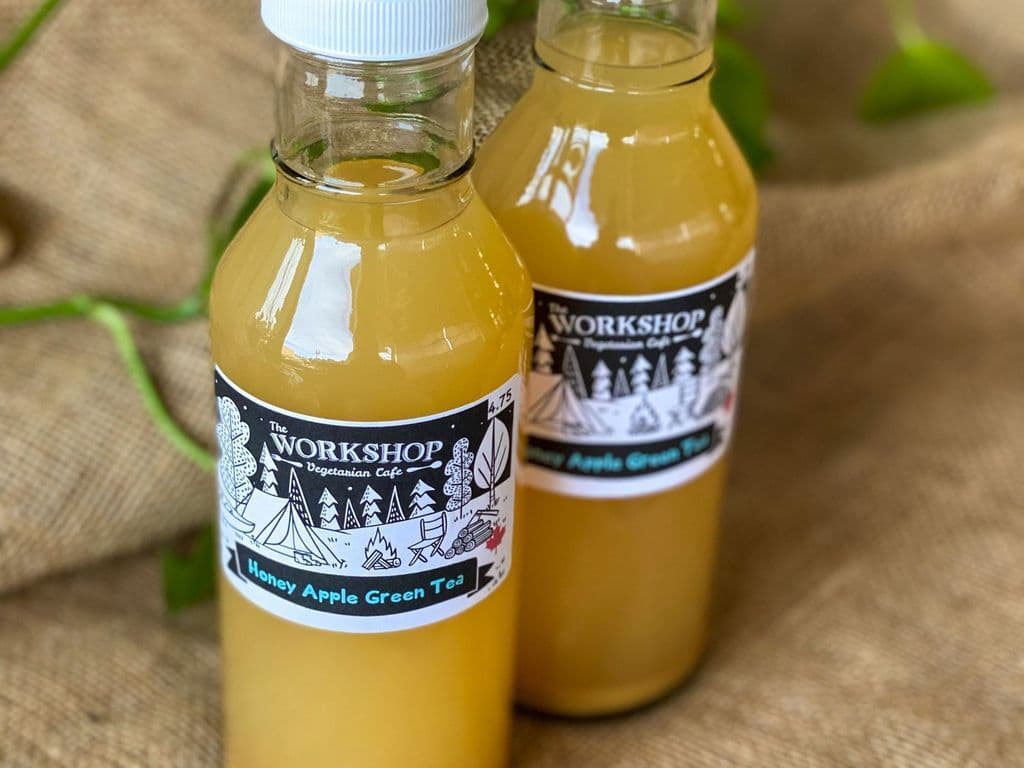 The Workshop Honey Apple Green Tea (355ml.)