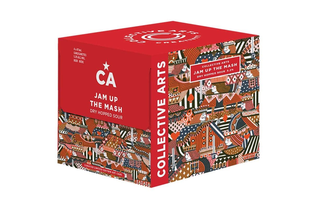 COLLECTIVE ARTS JAM UP THE MASH Dry Hopped Sour 4 CANS (4 x 473 ml)