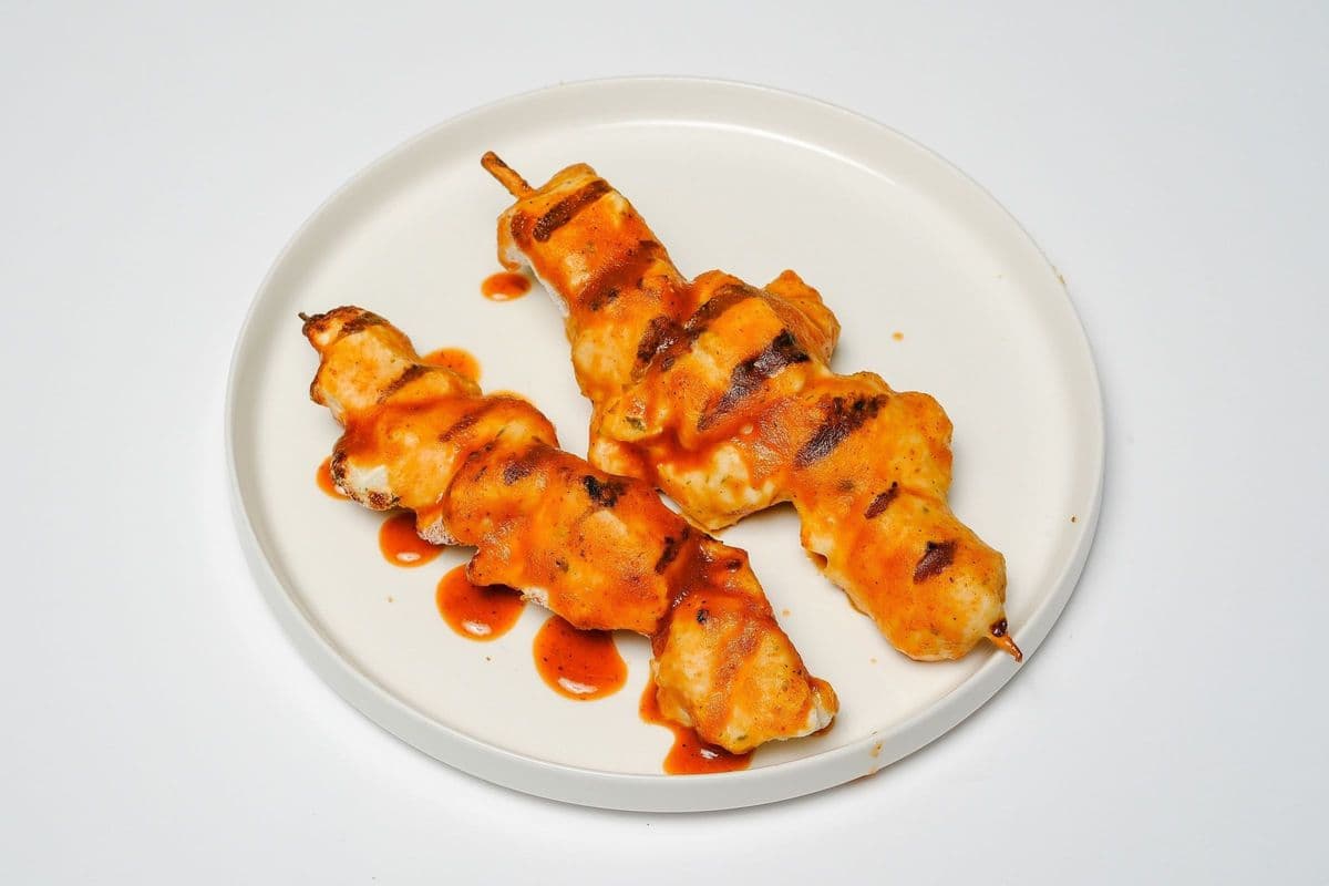 Chicken Kebabs with 2 Sides
