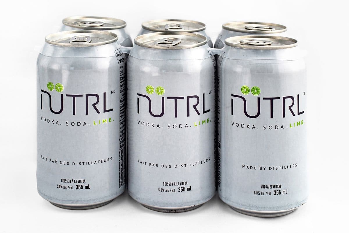 Nude Vodka Soda Lime (6 x 355 ml)