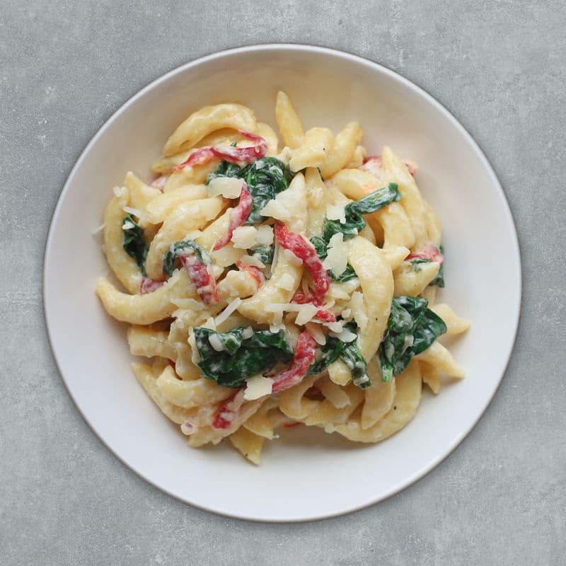 Creamy Roasted Red Pepper Penne