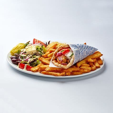 Assiette pita gyro au poulet (1)