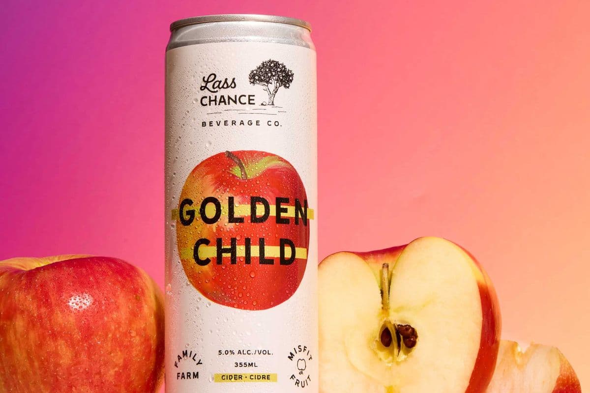 Lass Chance Apple Cider, 1Can(5.0% ABV) (1 x 473mL)