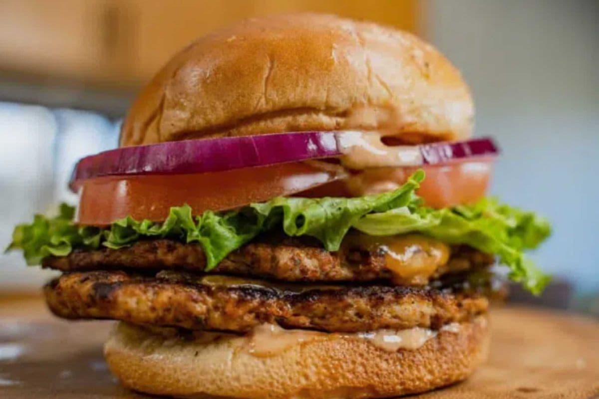 Smashed Chicken Burger