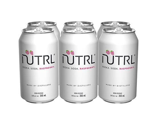 NUTRL VODKA SODA RASPBERRY 6 CAN (6 X 355ML)
