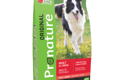Pronature Original Chien Adulte Toutes Race Agneau, Pois Et Orge / Pronature Original Adult Dog All Breeds Lamb, Peas and Barley recipe (11.3 kg)