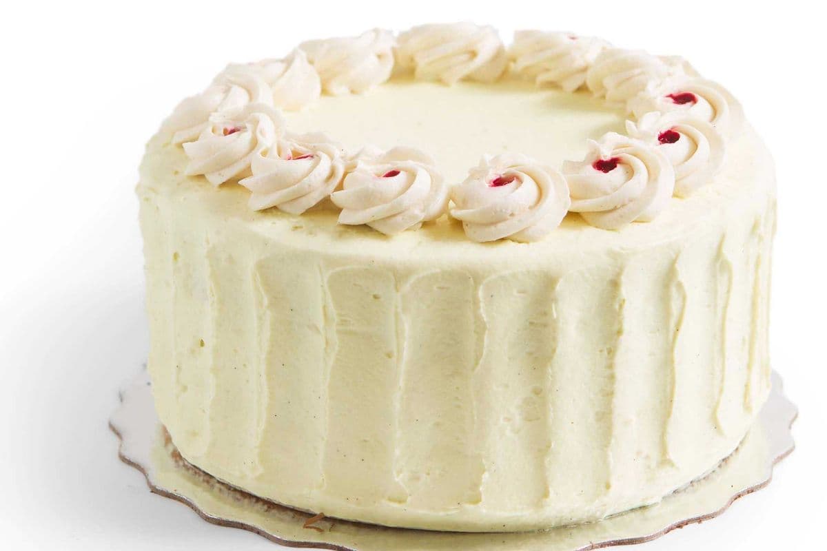 Nut Free Lemon Raspberry Cake 7-inch (1 x 7-inch)