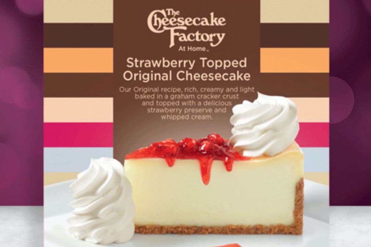 Strawberry Topped Cheesecake 7 Inches