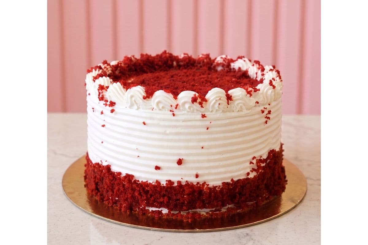 Eggless Red Velvet Cake