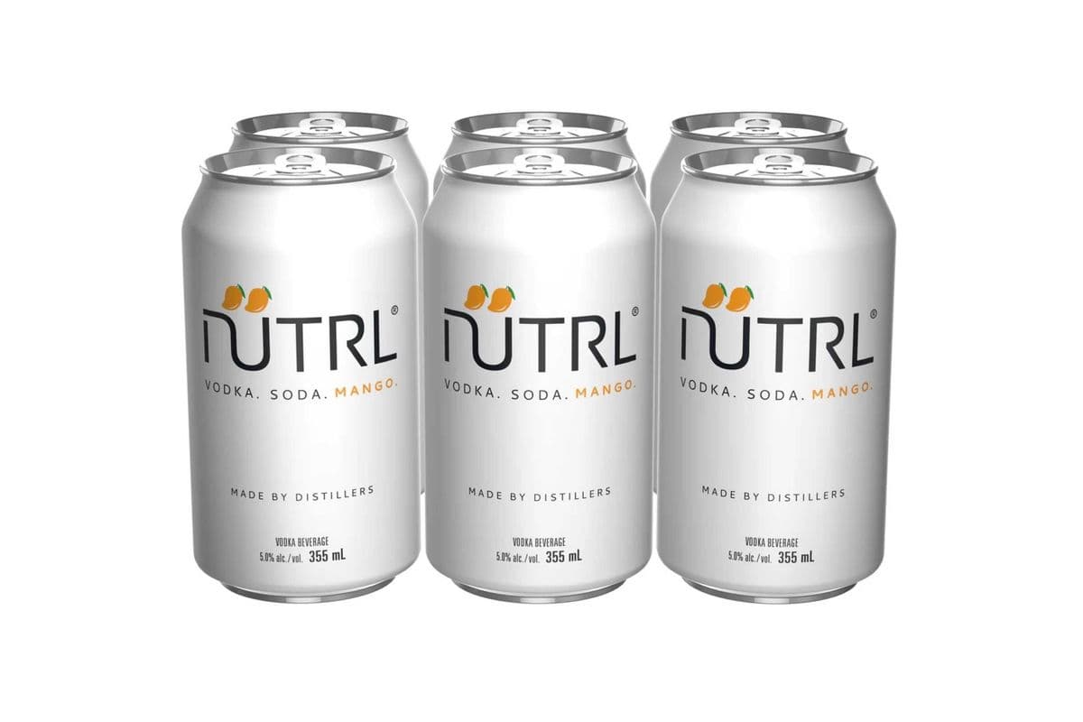 NUTRL VODKA SODA MANGO 6CAN (1 x 355ML)