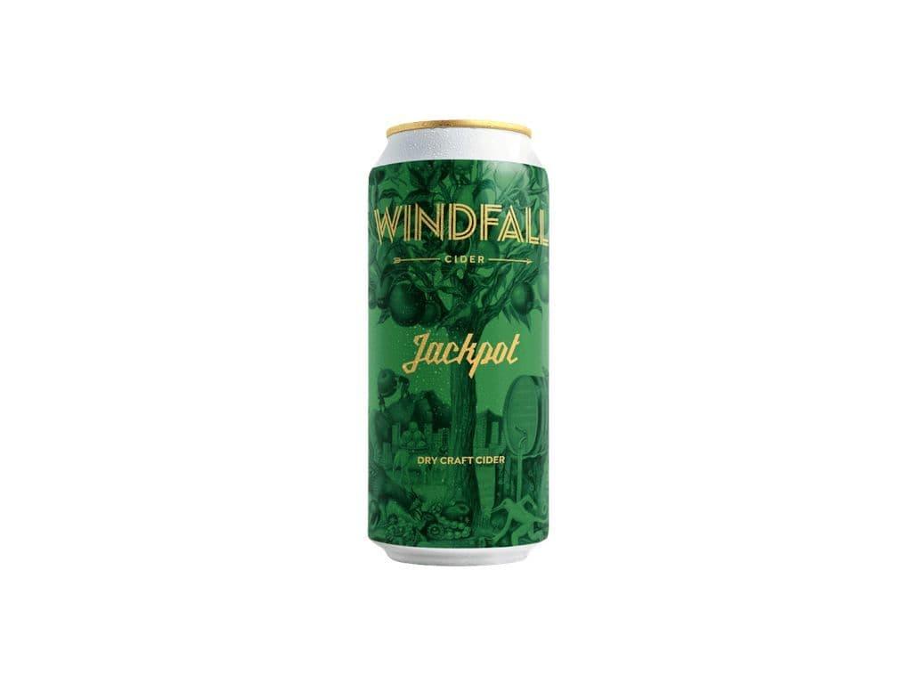 Windfall Cider - Jackpot Dry Craft Cider (473ml)
