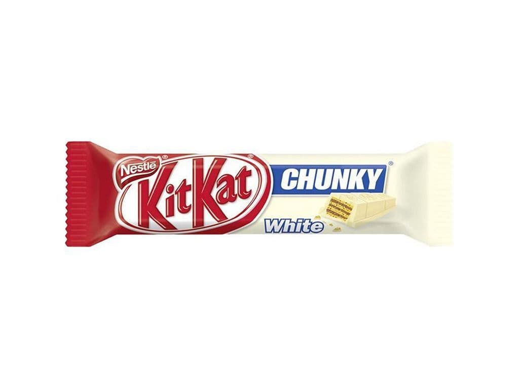 KitKat Chunky White Chocolate Coated Wafer Bar 40g