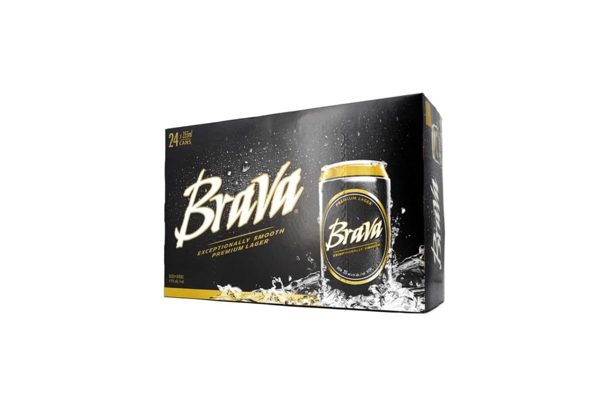 Brava 24 Pack Cans (24 x 355 ml Cans)