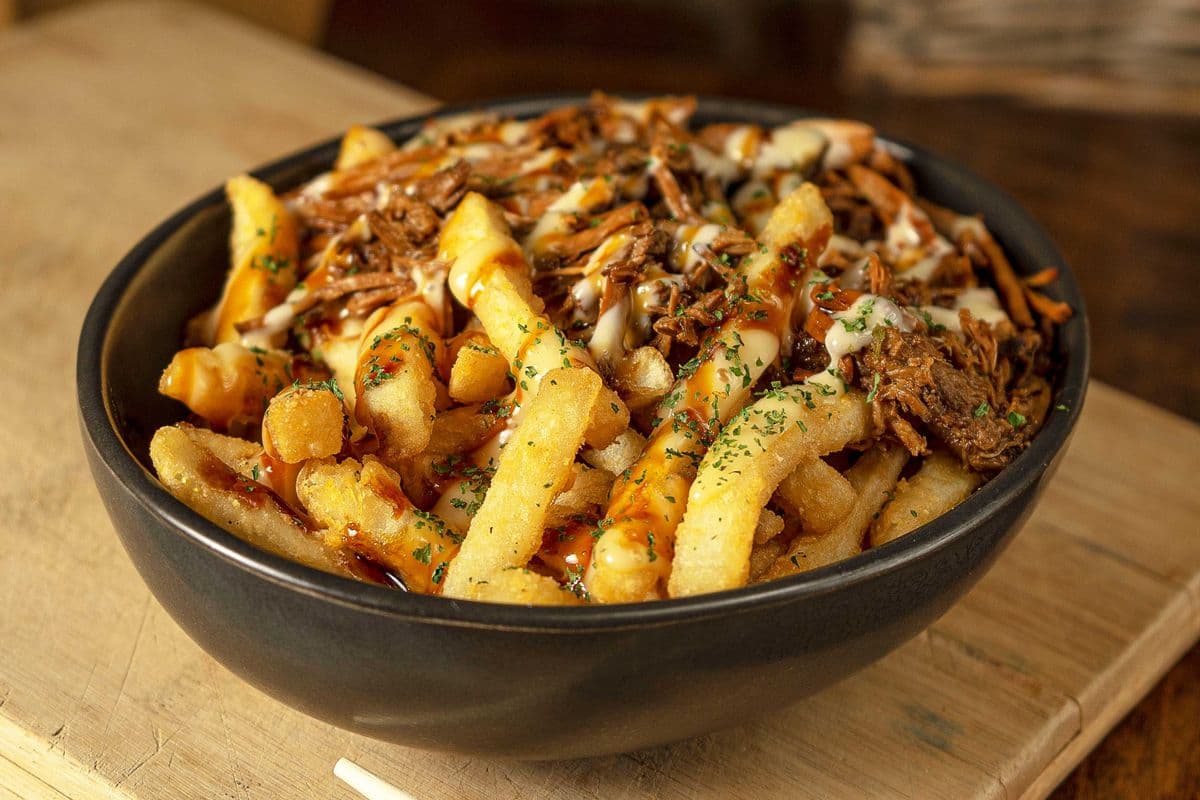 Crazy Fries with Braised Beef