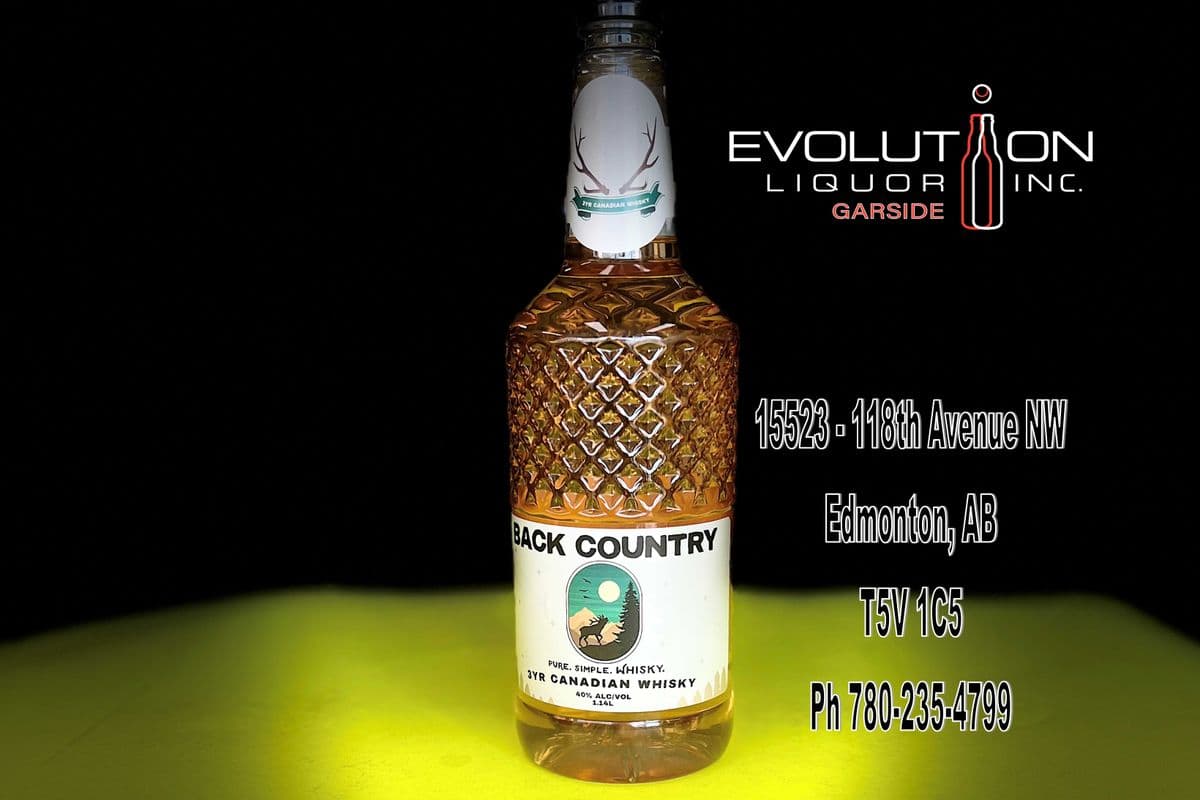 Back Country 3Yr Canadian Whisky 1140P (1 x 1140ml Plastic Bottle)