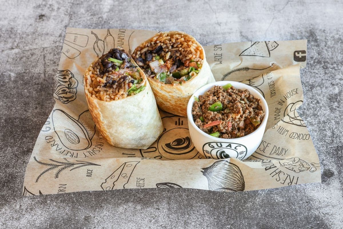 Ground Beef Burrito Combo