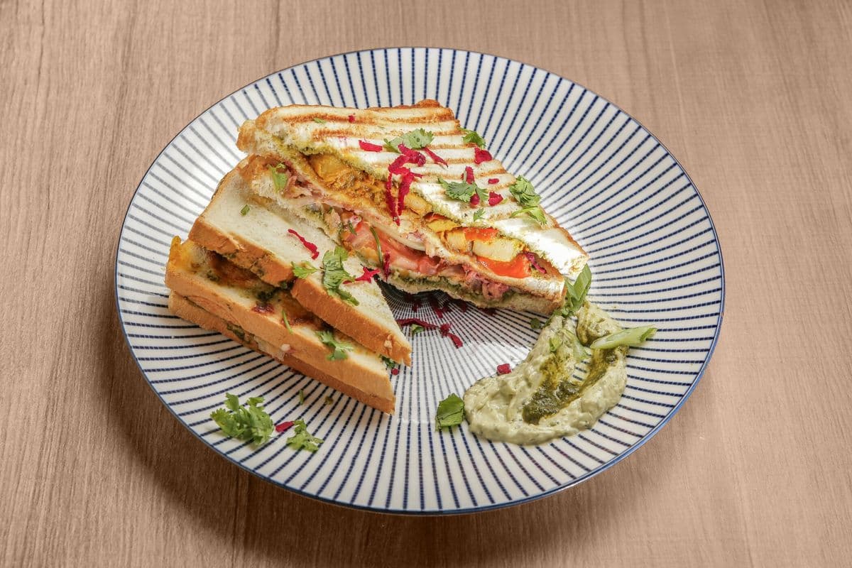 Soya Chaap sandwich
