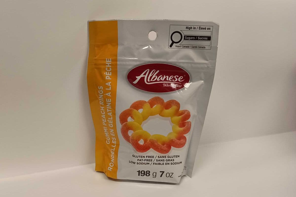 Albanese World's Best Gummies - Peach Rings (198g)