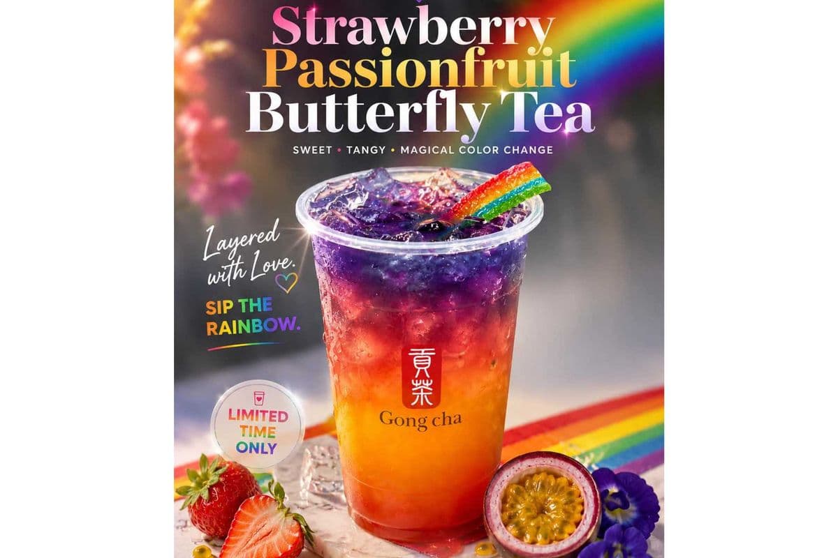 Strawberry Passion Fruit Butterfly Tea